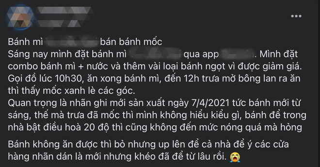 Bánh mua lúc sáng, trưa về khách mở ra thì tá hỏa với hình ảnh trước mắt Bánh mua lúc sáng, trưa về khách mở ra thì tá hỏa với hình ảnh trước mắt