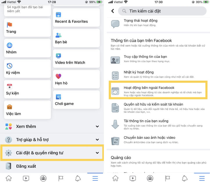 Làm gì, search gì cũng bị Facebook biết rõ, đây là cách chặn theo dõi từ nền tảng này! - 1 Làm gì, search gì cũng bị Facebook biết rõ, đây là cách chặn theo dõi từ nền tảng này! - 1