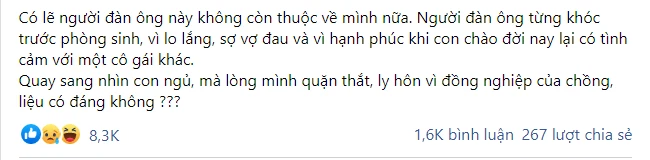 Nhắn tin tình tứ với nữ đồng nghiệp bị vợ phát hiện, chồng nhất quyết không chịu ly hôn nhưng khi bảo chấm dứt với kẻ thứ ba thì lại im lặng Nhắn tin tình tứ với nữ đồng nghiệp bị vợ phát hiện, chồng nhất quyết không chịu ly hôn nhưng khi bảo chấm dứt với kẻ thứ ba thì lại im lặng
