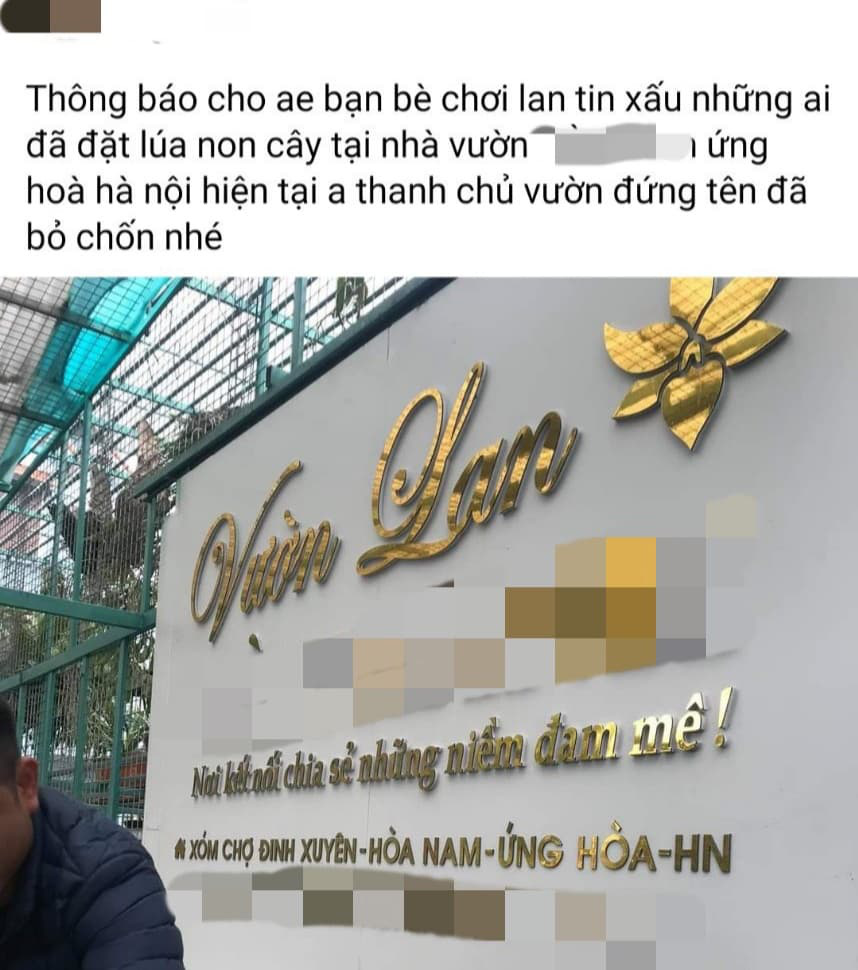 Rộ tin đồn chủ vườn lan đột biến ôm 200 tỷ đồng bỏ trốn Rộ tin đồn chủ vườn lan đột biến ôm 200 tỷ đồng bỏ trốn