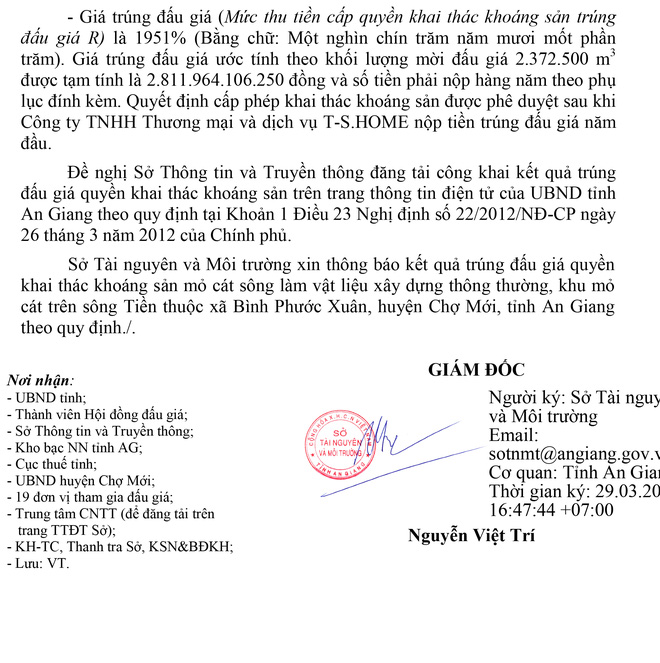 Những bí ẩn trong vụ công ty Giặt là 'dám' chi 2.800 tỷ để mua quyền khai thác mỏ cát trên sông Tiền - 1 Những bí ẩn trong vụ công ty Giặt là 'dám' chi 2.800 tỷ để mua quyền khai thác mỏ cát trên sông Tiền - 1