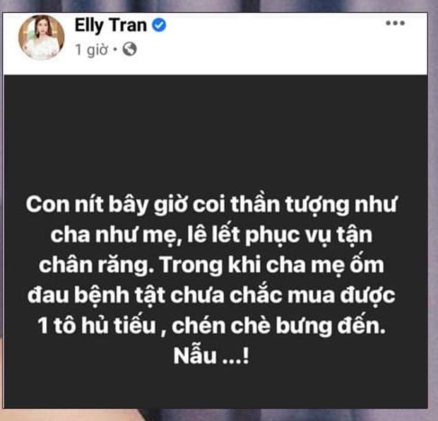 Elly Trần gây tranh cãi khi nêu quan điểm bức xúc fan cuồng idol, chính chủ phải giải thích 3 điều nhưng liệu có hợp lý? Elly Trần gây tranh cãi khi nêu quan điểm bức xúc fan cuồng idol, chính chủ phải giải thích 3 điều nhưng liệu có hợp lý?