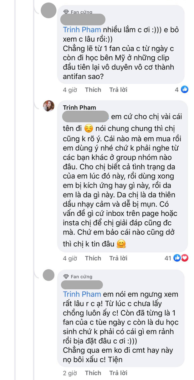 Bị antifan nhận xét là 'beauty blogger ghét nhất Việt Nam' vì toàn PR, Trinh Phạm đối đáp thế nào? - 2 Bị antifan nhận xét là 'beauty blogger ghét nhất Việt Nam' vì toàn PR, Trinh Phạm đối đáp thế nào? - 2