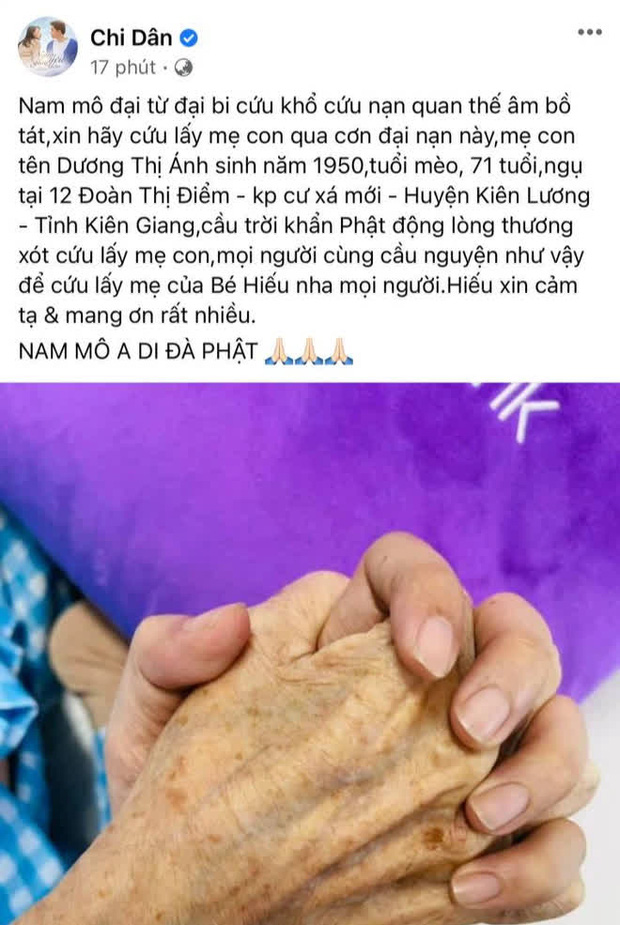 Ninh Dương Lan Ngọc có động thái gây chú ý giữa lúc mẹ Chi Dân nhập viện nguy kịch - 2 Ninh Dương Lan Ngọc có động thái gây chú ý giữa lúc mẹ Chi Dân nhập viện nguy kịch - 2