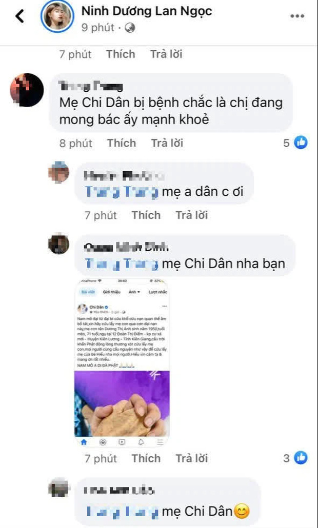 Ninh Dương Lan Ngọc có động thái gây chú ý giữa lúc mẹ Chi Dân nhập viện nguy kịch - 1 Ninh Dương Lan Ngọc có động thái gây chú ý giữa lúc mẹ Chi Dân nhập viện nguy kịch - 1