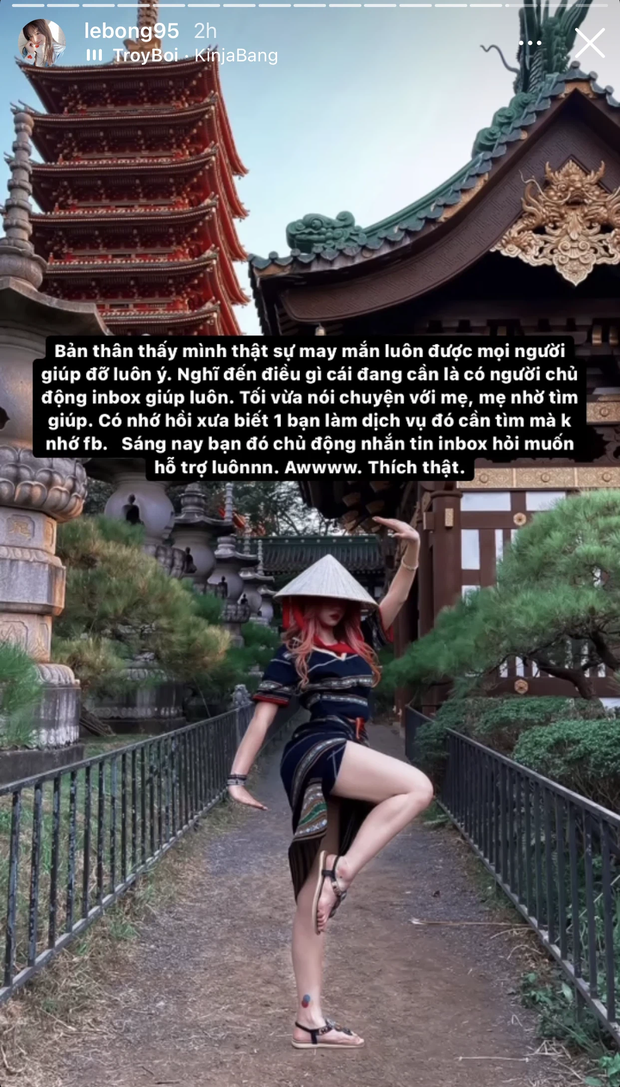 Lê Bống tiếp tục gây sốc bằng bức ảnh vạch áo khoe 'bàn tay hư' đụng chạm vòng 1, phản cảm không điểm dừng? - 2 Lê Bống tiếp tục gây sốc bằng bức ảnh vạch áo khoe 'bàn tay hư' đụng chạm vòng 1, phản cảm không điểm dừng? - 2