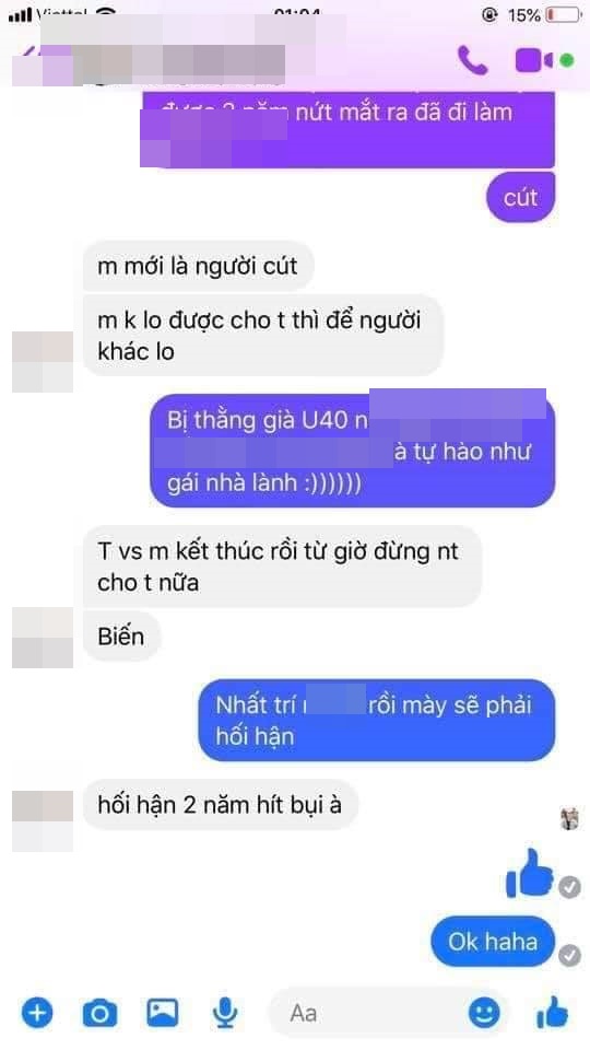 Bị người yêu phát hiện phản bội, cô gái đưa ra loạt lý do oái oăm cùng tuyên ngôn gây choáng về sugar daddy - 4 Bị người yêu phát hiện phản bội, cô gái đưa ra loạt lý do oái oăm cùng tuyên ngôn gây choáng về sugar daddy - 4