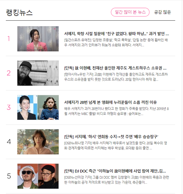 Top 1 Naver hiện giờ: Seo Ye Ji tự 'bóc' tính cách qua bài phỏng vấn, bị cô lập chứ không phải kẻ bắt nạt như lời đồn? - 1 Top 1 Naver hiện giờ: Seo Ye Ji tự 'bóc' tính cách qua bài phỏng vấn, bị cô lập chứ không phải kẻ bắt nạt như lời đồn? - 1
