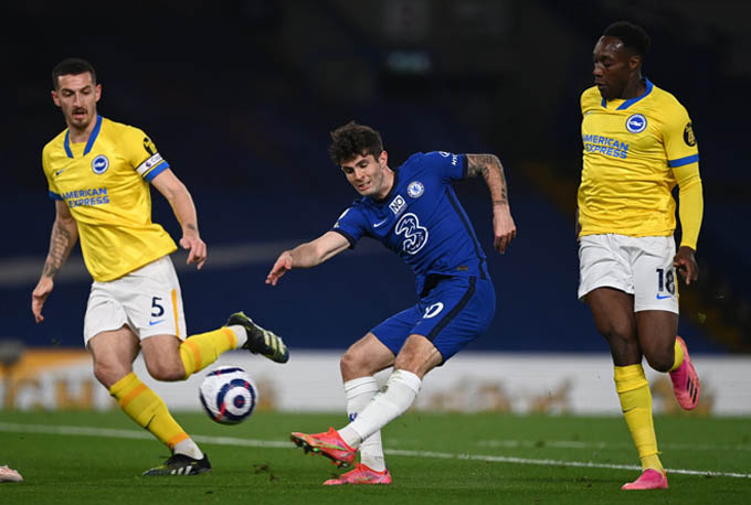 Kết quả Chelsea 0-0 Brighton: The Blues trở lại top 4 Kết quả Chelsea 0-0 Brighton: The Blues trở lại top 4
