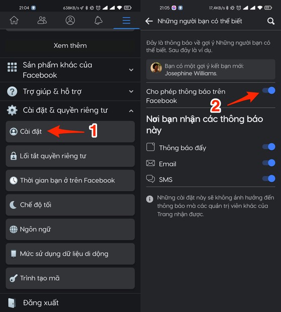 2 cách tắt thông báo gợi ý kết bạn của Facebook - 3 2 cách tắt thông báo gợi ý kết bạn của Facebook - 3
