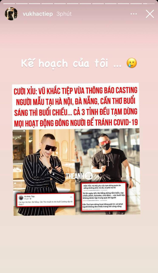 Sau nhiều lần trở thành 'đại sứ cách ly' bất đắc dĩ, Vũ Khắc Tiệp cuối cùng đã thông báo ở yên một chỗ khiến dân tình thở phào - 1 Sau nhiều lần trở thành 'đại sứ cách ly' bất đắc dĩ, Vũ Khắc Tiệp cuối cùng đã thông báo ở yên một chỗ khiến dân tình thở phào - 1