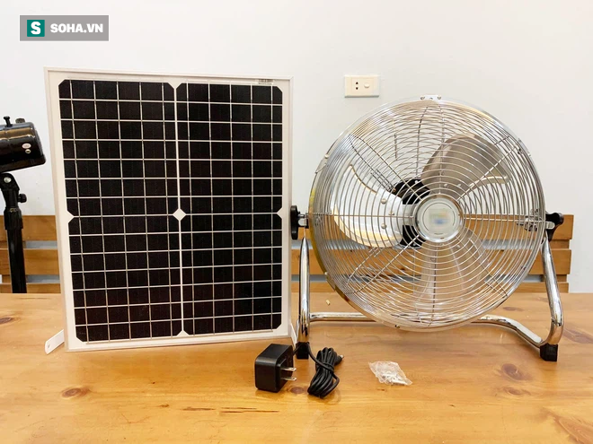 300.000 đồng chiếc quạt năng lượng mặt trời, hàng 'thần thánh' tiết kiệm điện ngày hè? - 1 300.000 đồng chiếc quạt năng lượng mặt trời, hàng 'thần thánh' tiết kiệm điện ngày hè? - 1