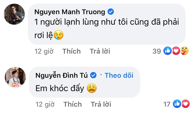 Phương Oanh - Công Lý được dân mạng khen diễn xuất sắc, đầy cảm xúc khiến Mạnh Trường, Đình Tú cũng phải bật khóc - 8 Phương Oanh - Công Lý được dân mạng khen diễn xuất sắc, đầy cảm xúc khiến Mạnh Trường, Đình Tú cũng phải bật khóc - 8