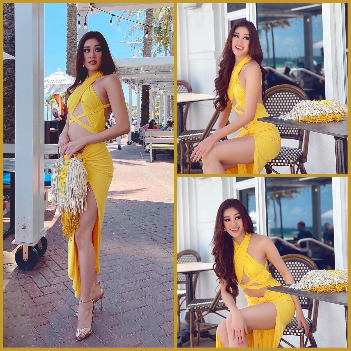 Khánh Vân chặt chém 'hội chị em Miss Universe' bằng bộ đầm khoét xẻ tưng bừng, tụt cân thấy rõ nhưng vẫn rất thần thái - 3 Khánh Vân chặt chém 'hội chị em Miss Universe' bằng bộ đầm khoét xẻ tưng bừng, tụt cân thấy rõ nhưng vẫn rất thần thái - 3