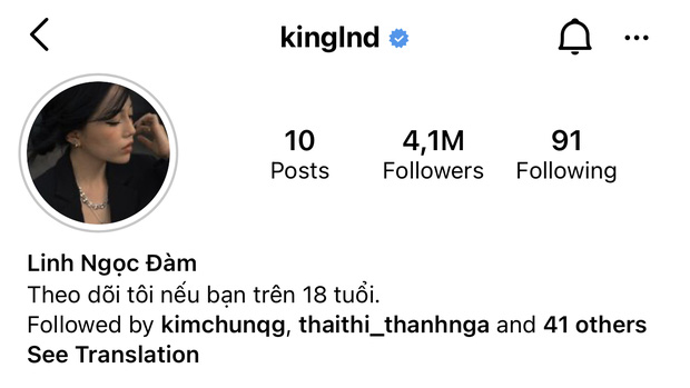 Linh Ngọc Đàm công khai chỉ tiếp fan trên 18 tuổi vào Instagram, quyết theo đuổi hình ảnh táo bạo đến cùng? Linh Ngọc Đàm công khai chỉ tiếp fan trên 18 tuổi vào Instagram, quyết theo đuổi hình ảnh táo bạo đến cùng?