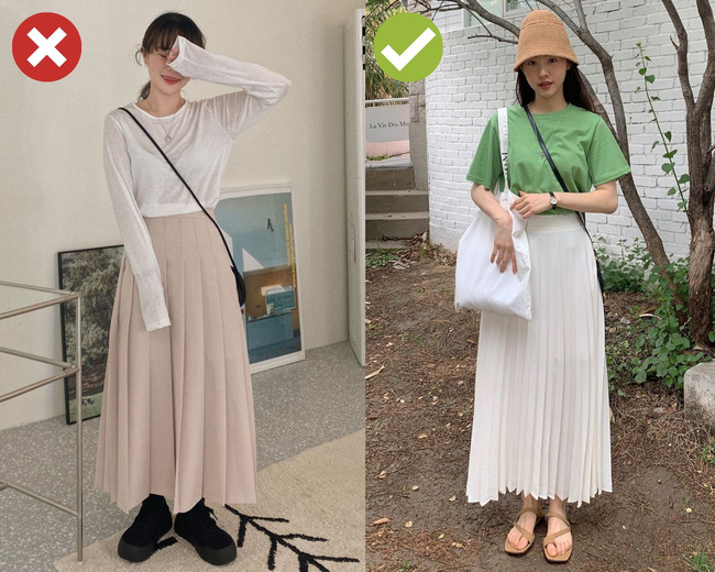 4 lỗi diện váy dài khiến nàng cao ráo cũng thành "một mẩu", dáng bị to ngang 4 lỗi diện váy dài khiến nàng cao ráo cũng thành "một mẩu", dáng bị to ngang