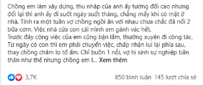 Chồng mắng con 'giống mẹ chỉ vứt', nhưng phản ứng của vợ ngay sau đó lại khiến anh 'đứng hình' nhận sai không kịp Chồng mắng con 'giống mẹ chỉ vứt', nhưng phản ứng của vợ ngay sau đó lại khiến anh 'đứng hình' nhận sai không kịp