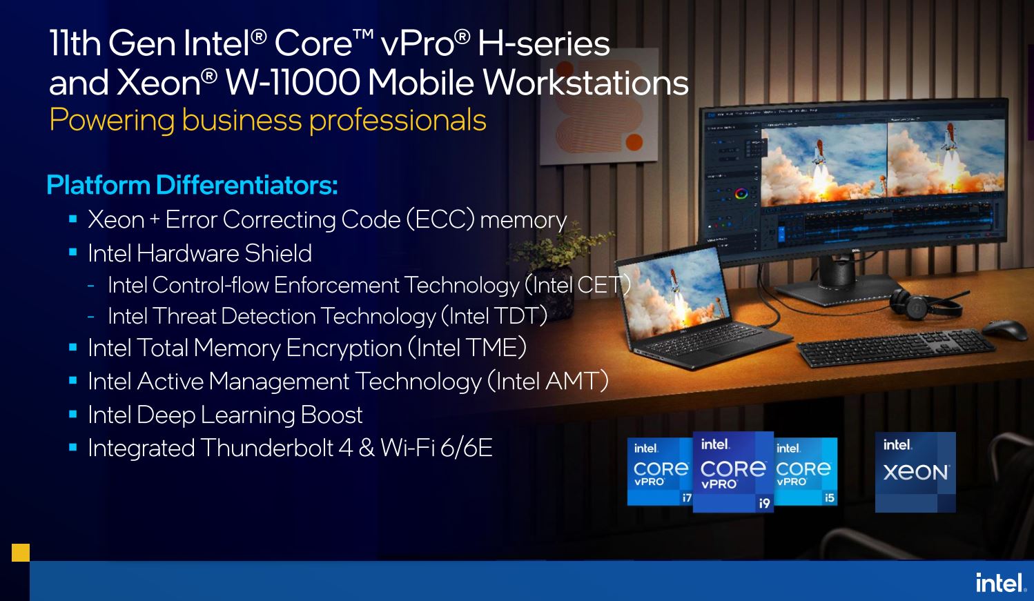 Intel Core dòng H Gen 11 ra mắt: dẫn đầu bởi Core i9-11980HK, tuyên bố nhanh hơn AMD 20% - 7