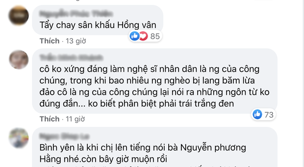 Mỉa mai bà Phương Hằng làm giàu bất chính, NSND Hồng Vân bị chính chủ livestream nói gay gắt - 2 Mỉa mai bà Phương Hằng làm giàu bất chính, NSND Hồng Vân bị chính chủ livestream nói gay gắt - 2