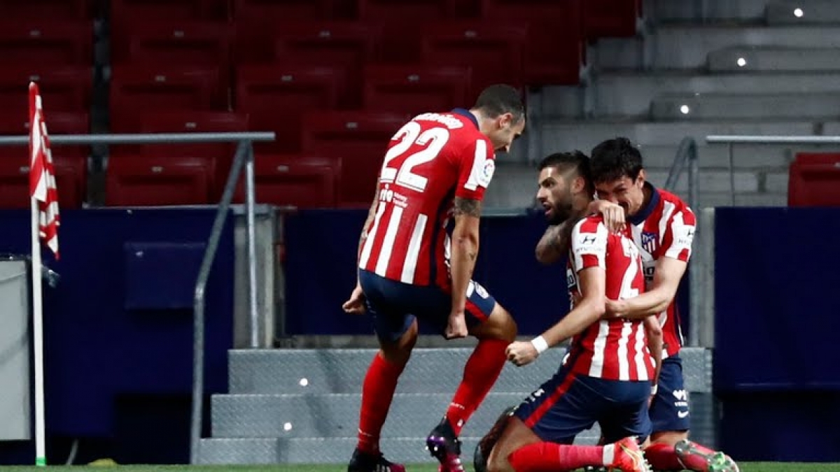 Đánh bại Real Sociedad, Atletico Madrid chạm tay vào chức vô địch La Liga Đánh bại Real Sociedad, Atletico Madrid chạm tay vào chức vô địch La Liga