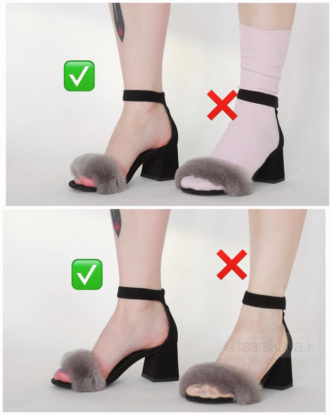 Một lỗi sai khi đi giày/sandals mà nhiều chị em không để ý, nhưng lại khiến trang phục kém sang trầm trọng - 4 Một lỗi sai khi đi giày/sandals mà nhiều chị em không để ý, nhưng lại khiến trang phục kém sang trầm trọng - 4