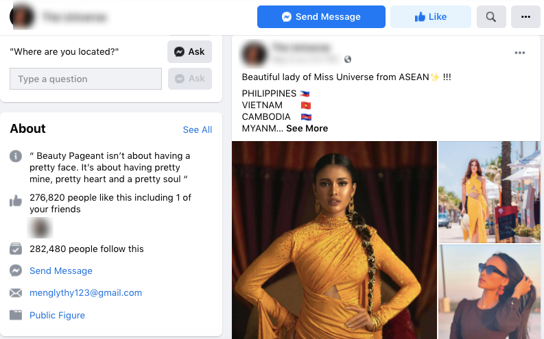 Cảnh báo: Xuất hiện fanpage Miss Universe giả mạo câu like share trắng trợn bằng vote giả, khiến trăm nghìn người đổ xô bình chọn Cảnh báo: Xuất hiện fanpage Miss Universe giả mạo câu like share trắng trợn bằng vote giả, khiến trăm nghìn người đổ xô bình chọn