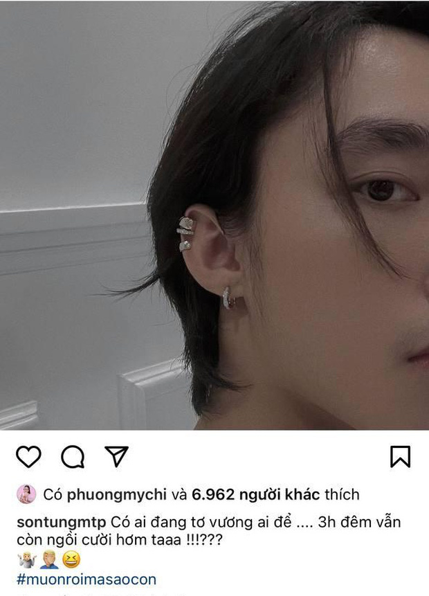 Sau lùm xùm tình ái, Sơn Tùng thừa nhận đang 'tơ vương' ai đó đến 3 giờ sáng vẫn ngồi cười thơ thẩn? Sau lùm xùm tình ái, Sơn Tùng thừa nhận đang 'tơ vương' ai đó đến 3 giờ sáng vẫn ngồi cười thơ thẩn?