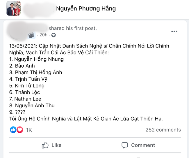 Fan bà Phương Hằng phát tán 'tin nóng', kéo nghệ sĩ Thành Lộc, MC Trấn Thành vào cuộc, mừng rỡ vì 'MC quốc dân đứng về phía bà Hằng'?! - 4 Fan bà Phương Hằng phát tán 'tin nóng', kéo nghệ sĩ Thành Lộc, MC Trấn Thành vào cuộc, mừng rỡ vì 'MC quốc dân đứng về phía bà Hằng'?! - 4