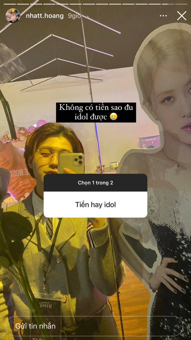 Từng bỏ cả trăm triệu để đu idol, đoán xem rich kid Nhất Hoàng chọn gì giữa tiền và idol? - 1 Từng bỏ cả trăm triệu để đu idol, đoán xem rich kid Nhất Hoàng chọn gì giữa tiền và idol? - 1