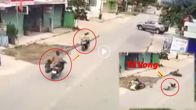 Nam thanh niên đu bám một cách khó hiểu vào chiếc xe máy rồi gặp tai nạn kinh hoàng, khoảnh khắc bị hất văng khiến người xem rùng mình Nam thanh niên đu bám một cách khó hiểu vào chiếc xe máy rồi gặp tai nạn kinh hoàng, khoảnh khắc bị hất văng khiến người xem rùng mình