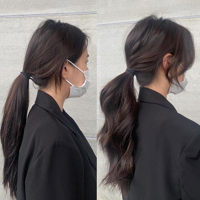 Hair stylist bật mí chiêu buộc tóc thấp tạo góc nghiêng thần thánh, giúp mặt thon gọn mà gái Hàn mới biết - 6 Hair stylist bật mí chiêu buộc tóc thấp tạo góc nghiêng thần thánh, giúp mặt thon gọn mà gái Hàn mới biết - 6