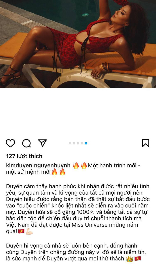 Khánh Vân chưa về nước, Kim Duyên đã tung bộ ảnh nóng hừng hực bắt đầu đường đua đến Miss Universe 2021 - 1 Khánh Vân chưa về nước, Kim Duyên đã tung bộ ảnh nóng hừng hực bắt đầu đường đua đến Miss Universe 2021 - 1