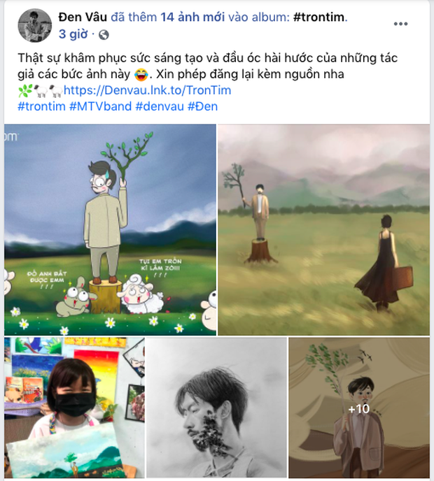 Đen Vâu xuýt xoa với loạt tranh vẽ chế Trốn Tìm nhưng thế nào mà bị admin VTV24 vào tận nơi 'ăn vạ'? Đen Vâu xuýt xoa với loạt tranh vẽ chế Trốn Tìm nhưng thế nào mà bị admin VTV24 vào tận nơi 'ăn vạ'?