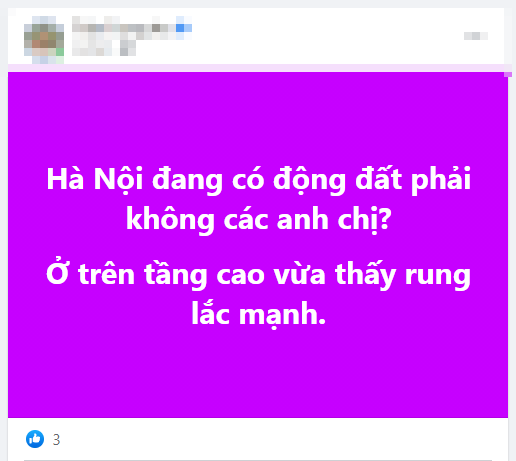 NÓNG: Động đất 14 lần trong 2 tiếng ở Vân Nam (TQ), nhiều tòa nhà ở Hà Nội cảm nhận rõ rung lắc - 1 NÓNG: Động đất 14 lần trong 2 tiếng ở Vân Nam (TQ), nhiều tòa nhà ở Hà Nội cảm nhận rõ rung lắc - 1