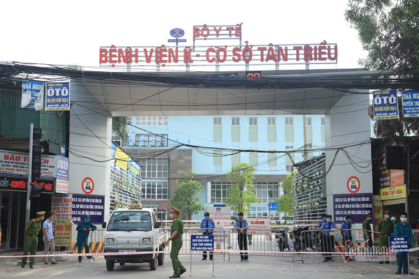 Bệnh viện K gỡ bỏ phong tỏa 2 cơ sở, khám chữa bệnh trở lại Bệnh viện K gỡ bỏ phong tỏa 2 cơ sở, khám chữa bệnh trở lại