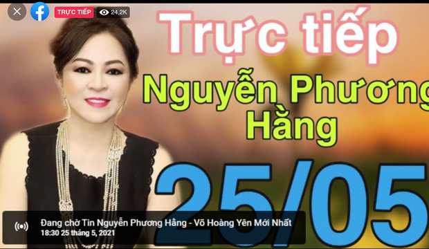 Hơn 300k người xem, bà Nguyễn Phương Hằng phá kỷ lục livestream Việt Nam trên Facebook - 2 Hơn 300k người xem, bà Nguyễn Phương Hằng phá kỷ lục livestream Việt Nam trên Facebook - 2