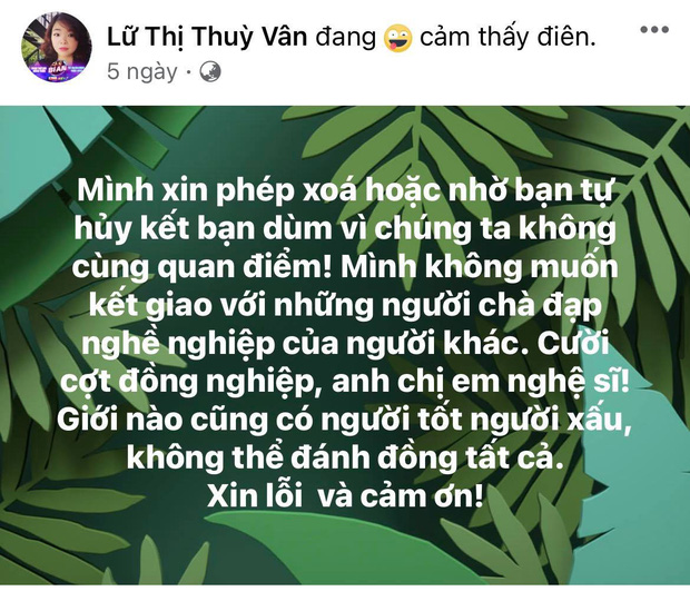 'Đại khẩu chiến' showbiz giữa vụ NS Hoài Linh kêu gọi 13,7 tỷ: Dàn sao thẳng tay block nhau, có 2 nhân vật đối đầu 1:1 cực căng 'Đại khẩu chiến' showbiz giữa vụ NS Hoài Linh kêu gọi 13,7 tỷ: Dàn sao thẳng tay block nhau, có 2 nhân vật đối đầu 1:1 cực căng
