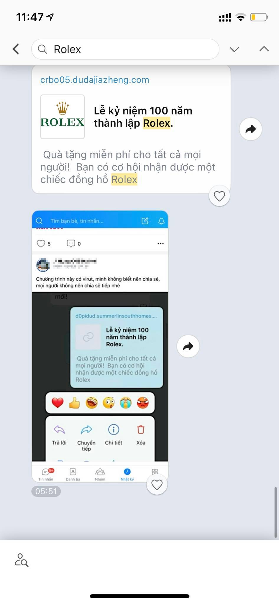 Click vào quảng cáo 'trúng thưởng đồng hồ Rolex', coi chừng mất tài khoản ngân hàng - 1 Click vào quảng cáo 'trúng thưởng đồng hồ Rolex', coi chừng mất tài khoản ngân hàng - 1
