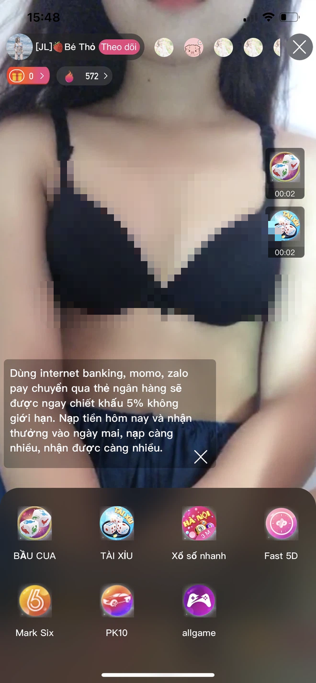 Xuất hiện ổ mại dâm, cá cược online núp bóng nền tảng livestream, tràn lan hình ảnh khoả thân, thủ dâm, cờ bạc! - 11 Xuất hiện ổ mại dâm, cá cược online núp bóng nền tảng livestream, tràn lan hình ảnh khoả thân, thủ dâm, cờ bạc! - 11