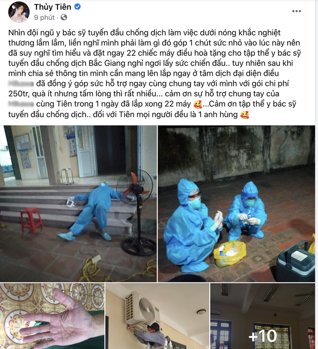 Giữa ồn ào từ thiện, Thuỷ Tiên ghi điểm khi làm điều này cho tập thể y bác sĩ Bắc Giang đang chống dịch Covid-19? Giữa ồn ào từ thiện, Thuỷ Tiên ghi điểm khi làm điều này cho tập thể y bác sĩ Bắc Giang đang chống dịch Covid-19?