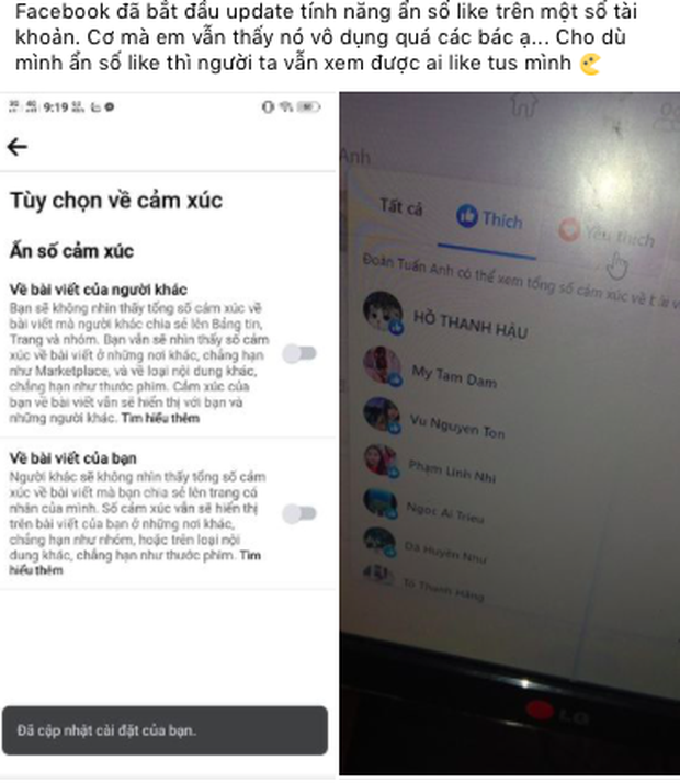 Facebook chính thức cho ẩn số like - 5 Facebook chính thức cho ẩn số like - 5