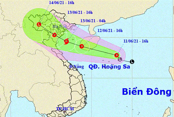 Áp thấp nhiệt đới khả năng mạnh lên thành bão, hướng vào Bắc Bộ Áp thấp nhiệt đới khả năng mạnh lên thành bão, hướng vào Bắc Bộ
