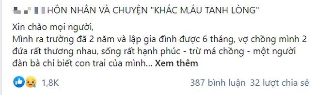 Nàng dâu than khổ vì vợ chồng sứt mẻ do bị mẹ chồng 'bơ' nhưng đáng nói là thái độ của người chồng khiến dân mạng ngán ngẩm Nàng dâu than khổ vì vợ chồng sứt mẻ do bị mẹ chồng 'bơ' nhưng đáng nói là thái độ của người chồng khiến dân mạng ngán ngẩm