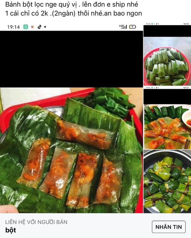 Thấy rao bán bánh bột lọc chỉ 2k/cái, cô gái ham hố đặt về ăn nhưng lúc mở ra mới 'sốc nặng' vì lý do này Thấy rao bán bánh bột lọc chỉ 2k/cái, cô gái ham hố đặt về ăn nhưng lúc mở ra mới 'sốc nặng' vì lý do này