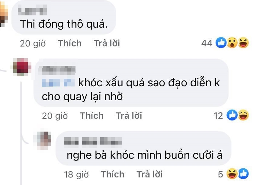 Hương vị tình thân: Thu Quỳnh bức xúc 'khóc cũng không ai vừa lòng' sau khi bị chê bai khóc xấu, giả trân - 4 Hương vị tình thân: Thu Quỳnh bức xúc 'khóc cũng không ai vừa lòng' sau khi bị chê bai khóc xấu, giả trân - 4