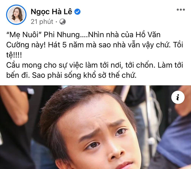 Bà xã Công Lý trách Phi Nhung khi nhìn thấy căn nhà của Hồ Văn Cường ở quê, bức xúc đến nỗi thốt lên hai chữ 'tồi tệ' Bà xã Công Lý trách Phi Nhung khi nhìn thấy căn nhà của Hồ Văn Cường ở quê, bức xúc đến nỗi thốt lên hai chữ 'tồi tệ'