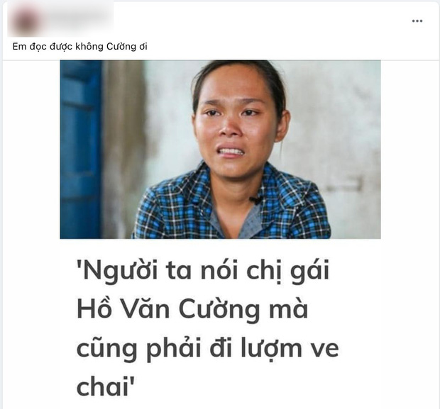 Netizen phản ứng khi Hồ Văn Cường giải thích mọi việc, phủ nhận chị gái lượm ve chai: 'Sao cứ bắt thằng nhỏ phân bua hoài vậy?' - 5 Netizen phản ứng khi Hồ Văn Cường giải thích mọi việc, phủ nhận chị gái lượm ve chai: 'Sao cứ bắt thằng nhỏ phân bua hoài vậy?' - 5