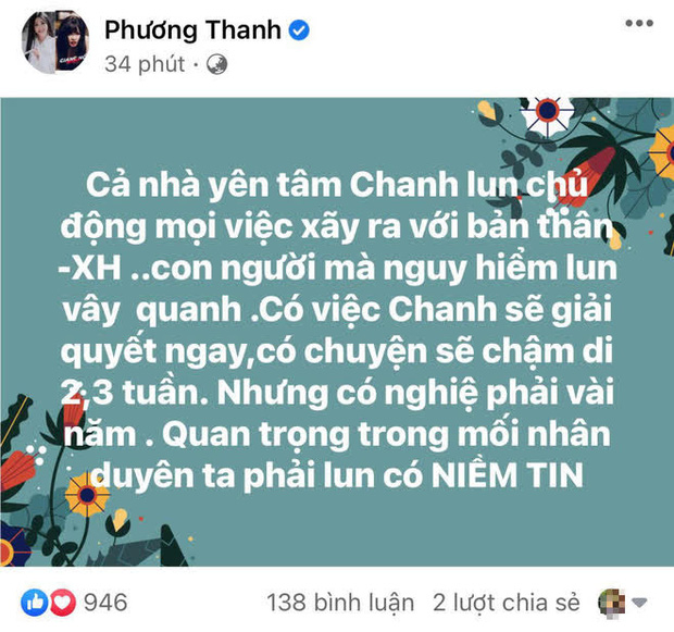 Vụ nhóm chat 'Nghệ sĩ Việt': Phương Thanh tiếp tục đăng đàn giải thích, khẳng định đã đến lúc showbiz cần thanh lọc Vụ nhóm chat 'Nghệ sĩ Việt': Phương Thanh tiếp tục đăng đàn giải thích, khẳng định đã đến lúc showbiz cần thanh lọc
