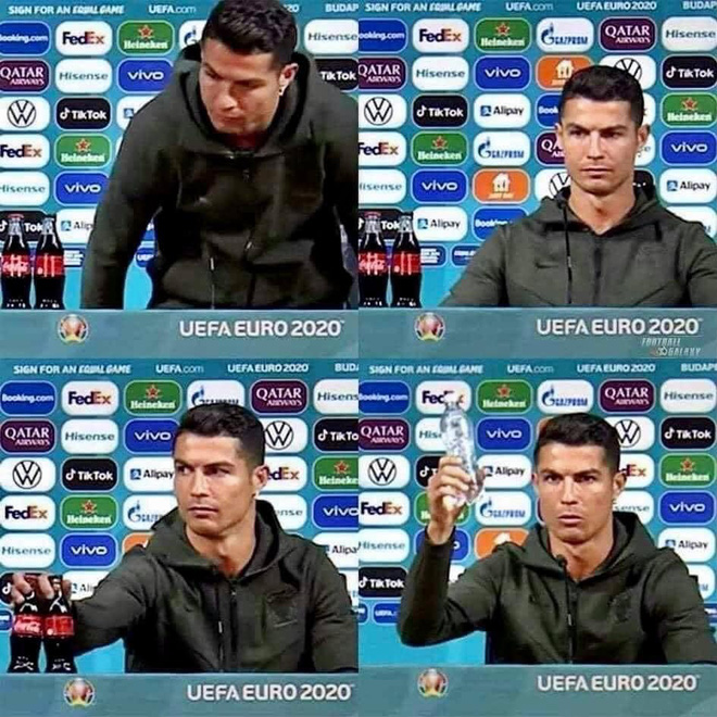 Cú gạt tay trị giá 4 tỷ đô của Ronaldo: Chọn uống nước lọc, không phải để bảo vệ sức khỏe mà bảo vệ thương hiệu? Cú gạt tay trị giá 4 tỷ đô của Ronaldo: Chọn uống nước lọc, không phải để bảo vệ sức khỏe mà bảo vệ thương hiệu?