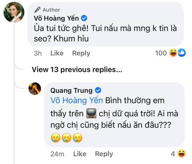 Võ Hoàng Yến trổ tài vào bếp cho chồng sắp cưới nhưng... không ai tin, khiến Quang Trung cũng phải bật lên 1 câu - 1 Võ Hoàng Yến trổ tài vào bếp cho chồng sắp cưới nhưng... không ai tin, khiến Quang Trung cũng phải bật lên 1 câu - 1
